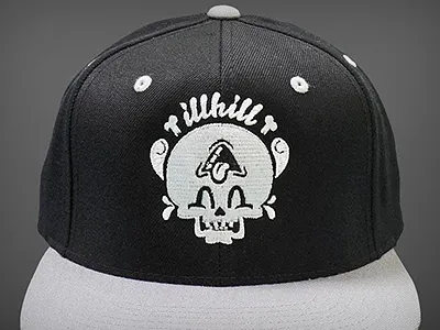 cappie basecap bkopf black bone brown cap fancy ghost illhill skull snapback white