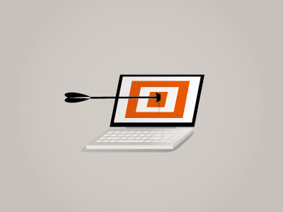 picto-laptop arrow design icon laptop picto web