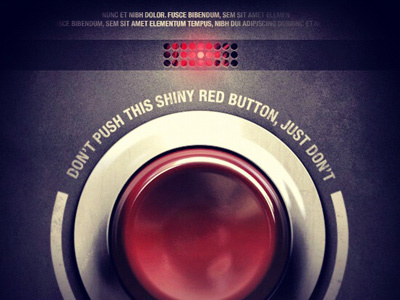 Red Button 2d 3d button c4d gui interface red switch user