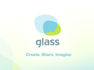 Glass logo