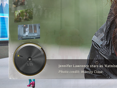 Photo Gallery Dial capitol tour dial drag gallery hunger games ignition interactive metal photo timer