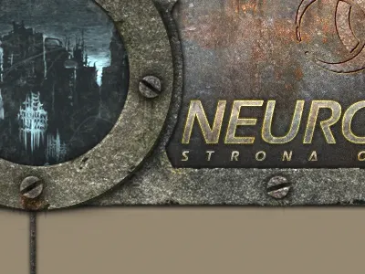 Game website - top fragment dark design game header metal postnuke rpg rust template top website