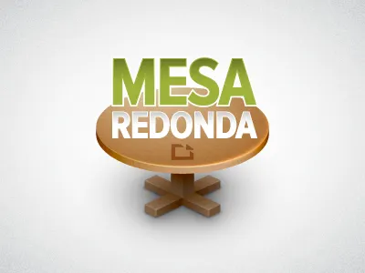 Mesa Redonda icon logo mesa redonda round round table symbol table wood