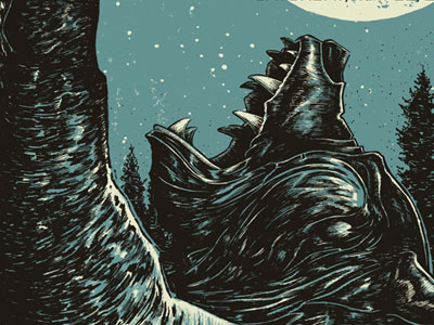 A new GigPoster I'll be printing soon... gigposter ink pen pencil