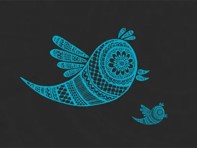 Twitter Henna Style details hand drawn henna henna art icon mehndi twitter