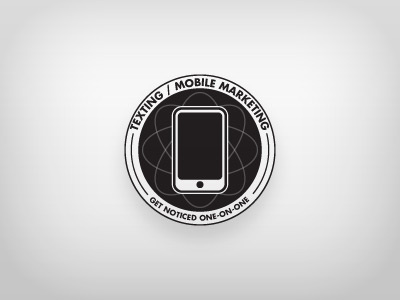 Mobile Marketing Badge brian leach flolab graphic design icon ui web design