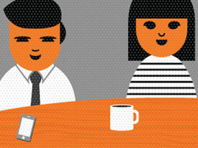 Big Orange Roundtable peeps illustration