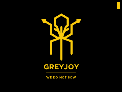 House Greyjoy logo gameofthrones kraken logo redesign squid