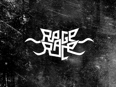 Rage Race bike competition logo race rage