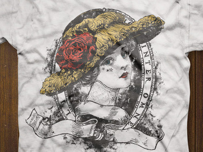 T Shirt Design Template 906 apparel artwork fashion graphic design lady prints profile retro rose t shirt art t shirt design t shirt illustration t shirt mockup t shirt print t shirt vector print tshirt factory vector art vintage wear