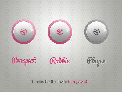 Thanks button first glossy grey pink reflection round shiny