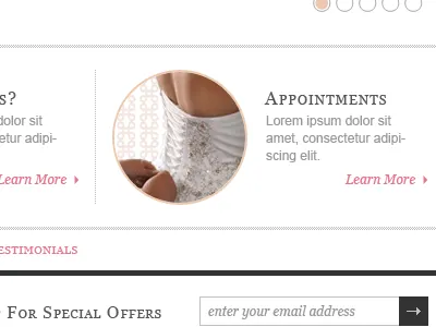 Amelishan bridal minimal typography