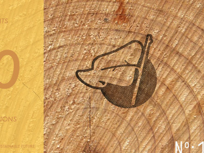 Biomass biomass flag leaf logo wood