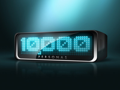 10,000 10000 blue branding clock illustration people personas