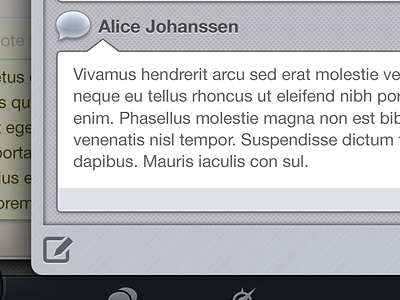 Comments v2 bubble comments ios ipad metal navigation retina shiny