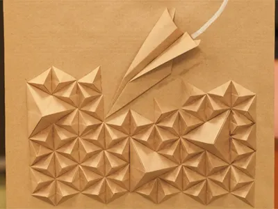 Craft paper poster for our handwork course craft handwork paper poster