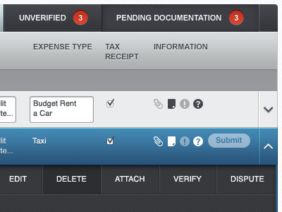 Banking - Edit details attach banking cash data drop down edit input management stats transaction