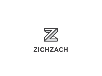 ZICHZACH Logo esher identity impossible logo mark z zichzach