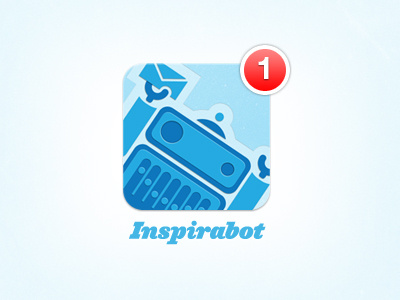 Inspirabot is Alive! design icon illustration ios iphone logo mobile typography