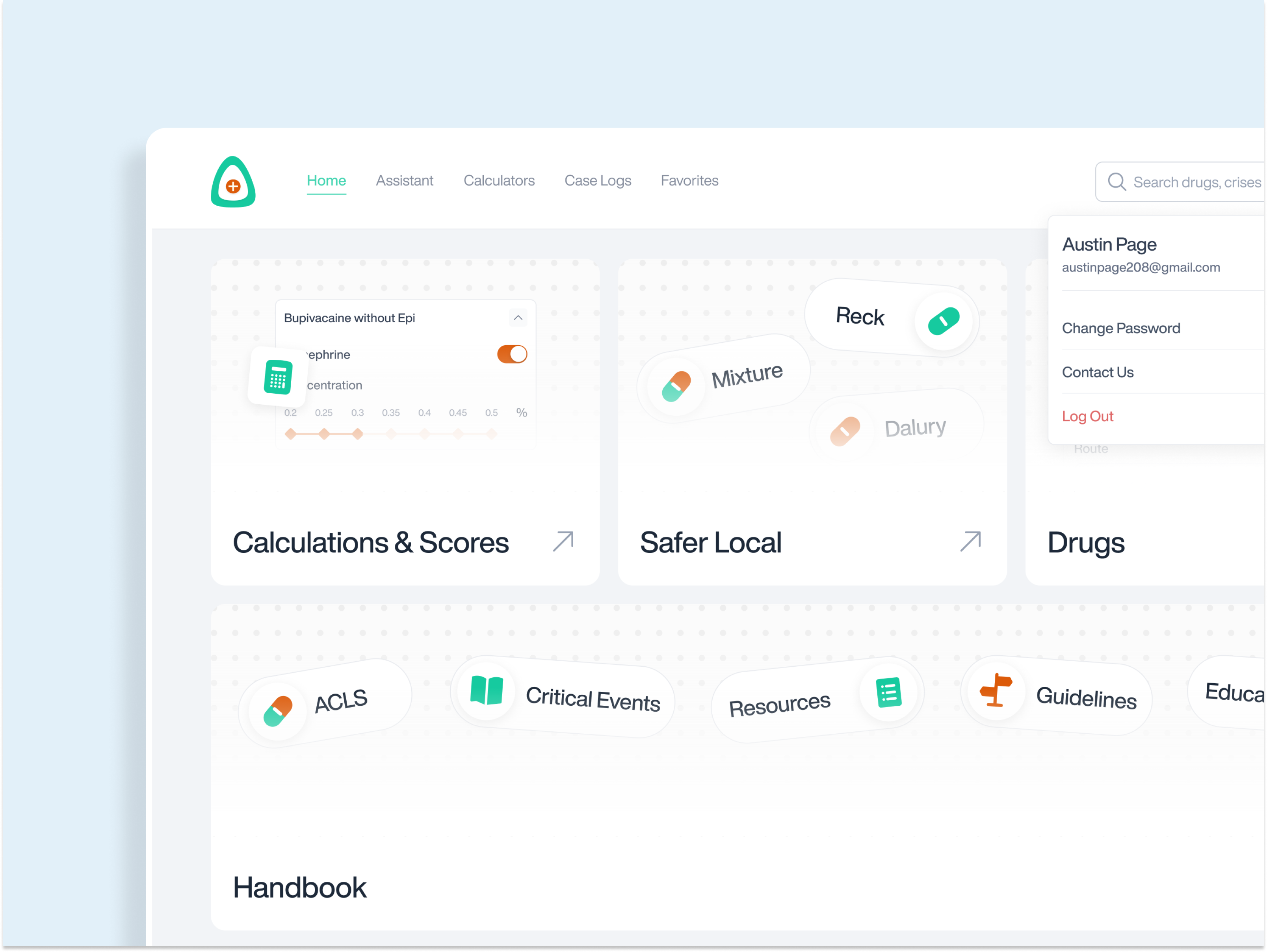 Anesthesia One - Health App Dashboard UI UX Design chart dashboard dashboard ui design doctor app doctor dashboard health app health dashboard health ui health ui design health visuals health web app healthcare healthcare dashboard healthcare web app hospital dashboard app medical app medical dashboard medical ui design medical web app ui