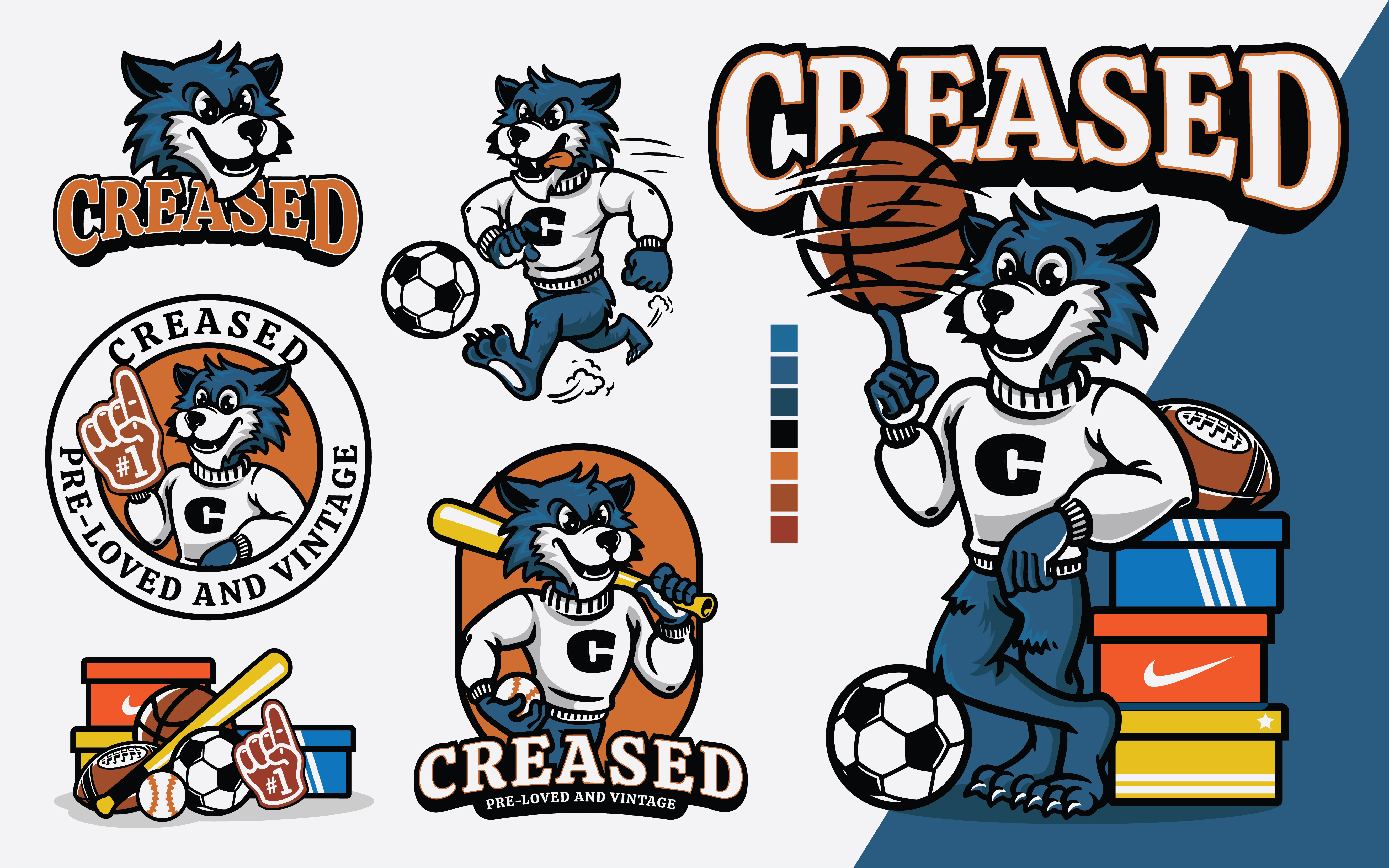 Branding Mascot Logo for Brand branding graphic design logo