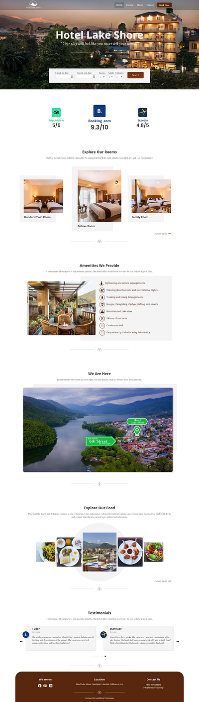 Hotel, Luxury Resort - Website Design design hotel luxury resort template uiux ux web design webpage website