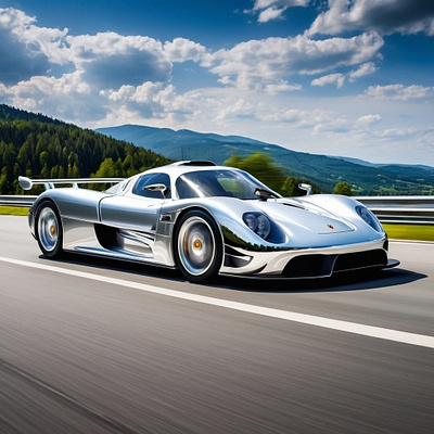 An exotic super car concept with Porsche styling porsche porsche gt3 porsche super car concept