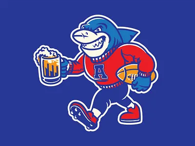 Shark Angker branding graphic design logo