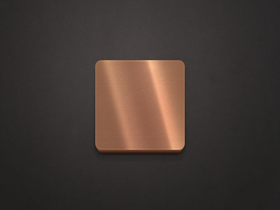 Copper copper icon metal surface texture