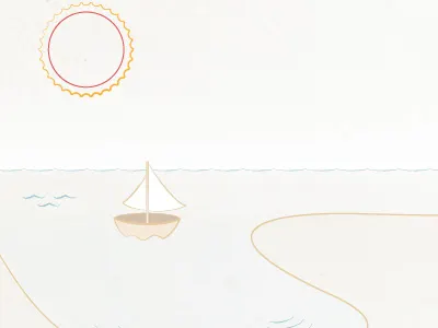 At the beach beach boat summer sun