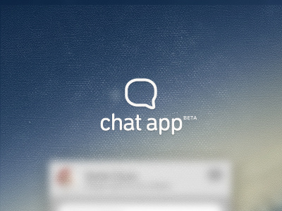 Chat App Logo app chat icon icons logo speech speech baloon ui