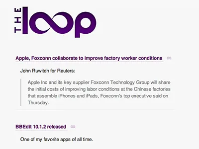 The Loop design jim dalrymple the beard the loop website