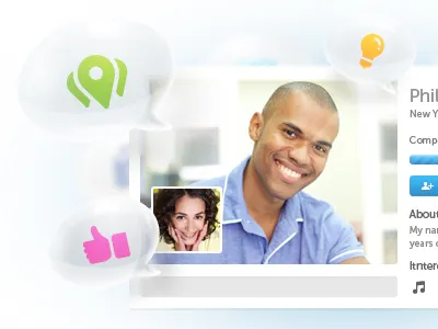 runfaces chat baloons bubble bulb glass like pin