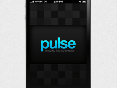 Pulse News splash-screen facelift app black blue facelift ios iphone mosaic news pulse screen splash