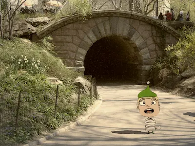Elf in Central Park adobe central elf ideas park photoshop touch