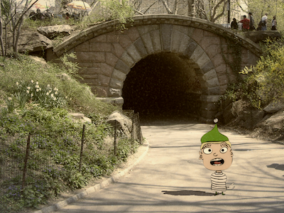 Elf in Central Park adobe central elf ideas park photoshop touch