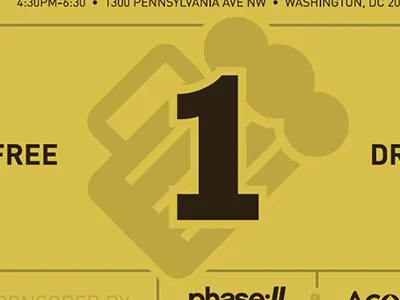 Drink Ticket beer din drink foamy rockwell ticket