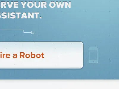 Hire a Robot bevel button grid robot