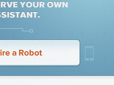 Hire a Robot bevel button grid robot