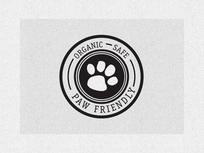 Paw Friendly Stamp for dog treats website dog paw stamp