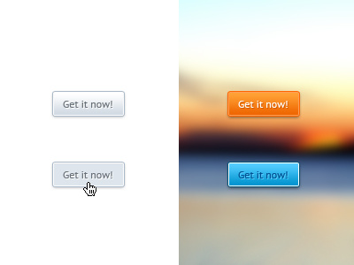 Universal buttons blue button buttons gui interface minimal orange simple ui web