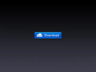Download button cloud download gloss photoshop soft web