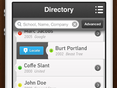 Et Directory 2 directory ios iphone ui ux