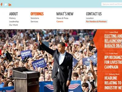 website design revisited homepage navigation slider website