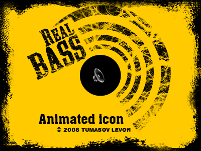 Dynamic animated icon animation bass dynamic icon speaker