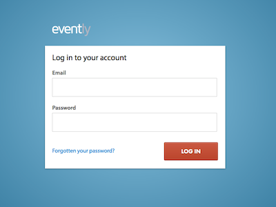 Evently Login evently form login