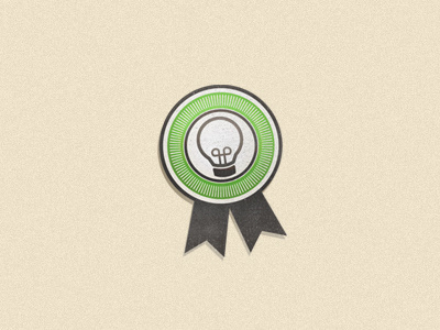 Rejected Logo Concept idea lightbulb ribbon