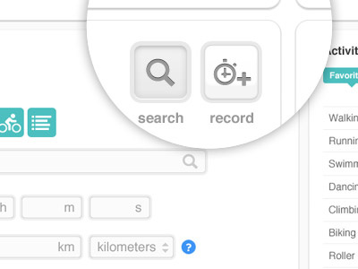 Track Activity icon ui vector