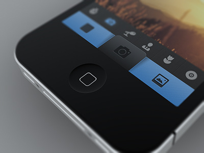 Camera App (NDA) app camera ios iphone photo tab tab bar tabbar ui