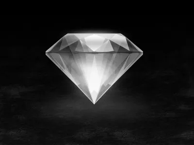 Diamond Dribble design diamond edchao gem icon illustration logo mobile stone